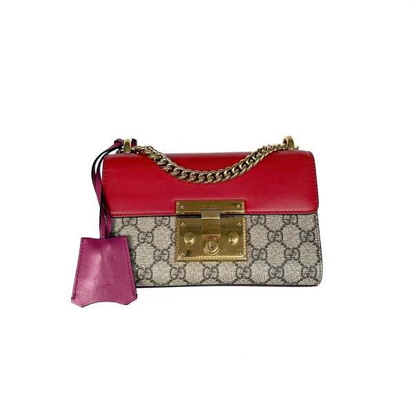 Gucci Padlock Medium Shoulder Bag in GG Supreme Canvas